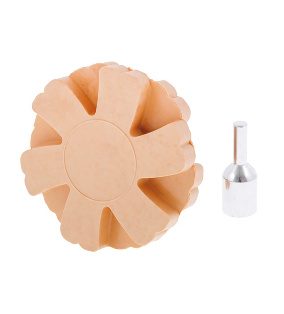 Disque gomme pour adhésifs, diam. 90 mm, dentelé, filetage M8
