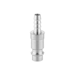 Compressor quick coupling for hose diam. 6 mm, plug, chrome