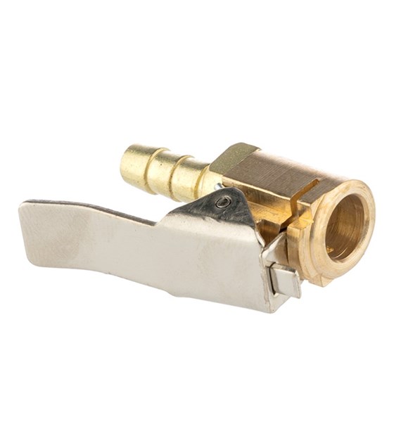Wheel inflation nozzle for 6 mm hose, brass