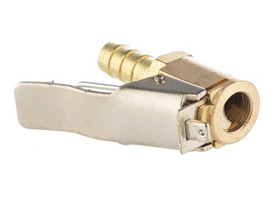 Wheel inflation nozzle for 8 mm hose, brass