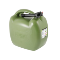 Jerrican en plastique, 20L, ovale, kaki