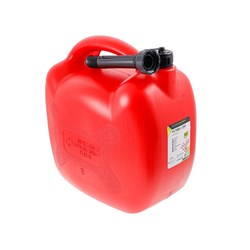 Kanister plastikowy na paliwo, 20L, owalny, czerwony