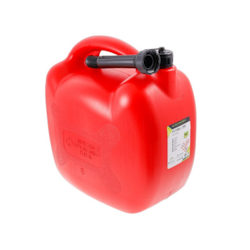 Kanister plastikowy na paliwo, 20L, owalny, czerwony