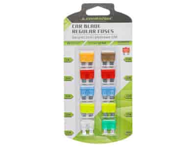 Fusibles à lame UNI avec voyant LED, 10 pcs