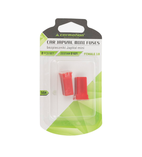 Fusibles JAPVAL MINI FEMELLE 14, 50A, 2 pcs