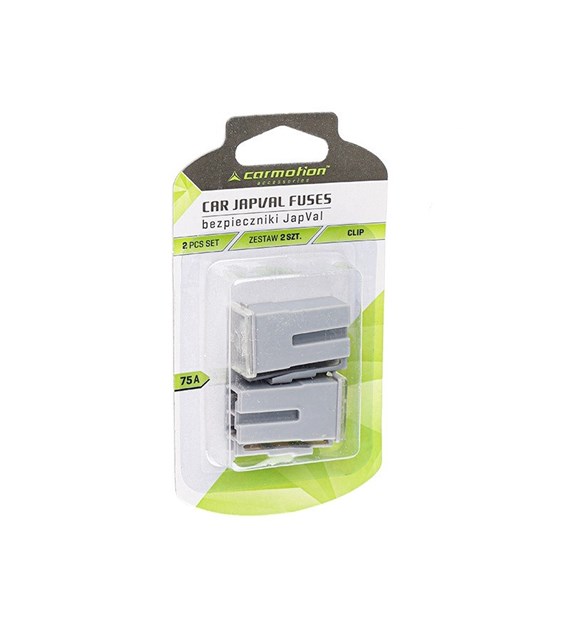 JAPVAL CLIP fuses, 75A, 2 pcs