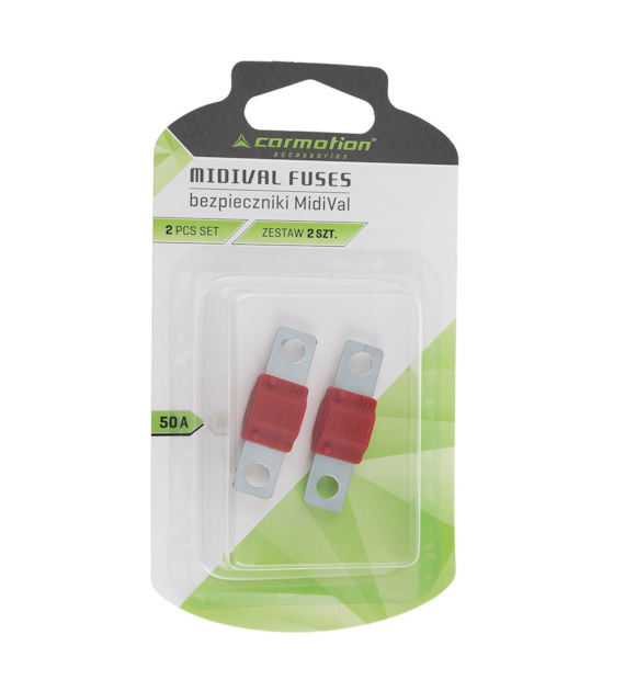 Fusibles MIDIVAL, 50A, 2 pcs