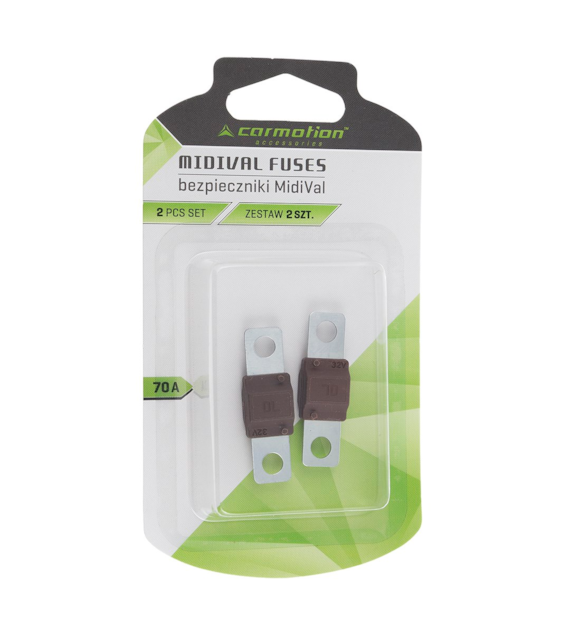 Fusibles MIDIVAL, 70A, 2 pcs