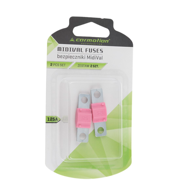 Fusibles MIDIVAL, 125A, 2 pcs