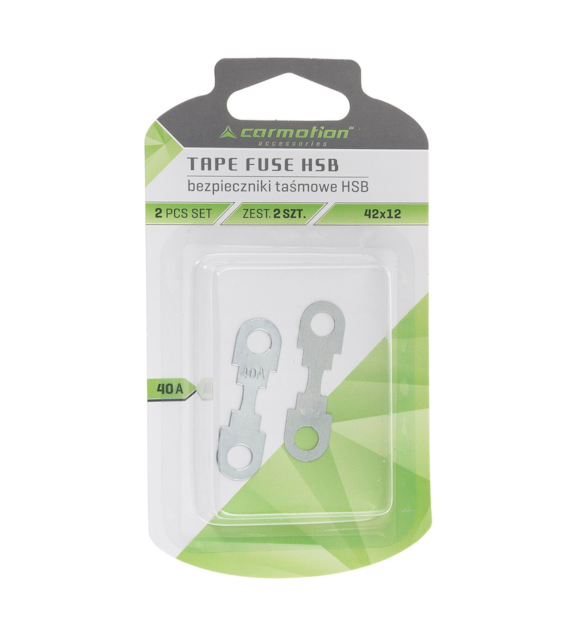 Fusibles ruban HSB 42x12 mm, 40A, 2 pcs