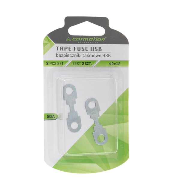 Fusibles ruban  HSB 42x12 mm, 50A, 2 pcs