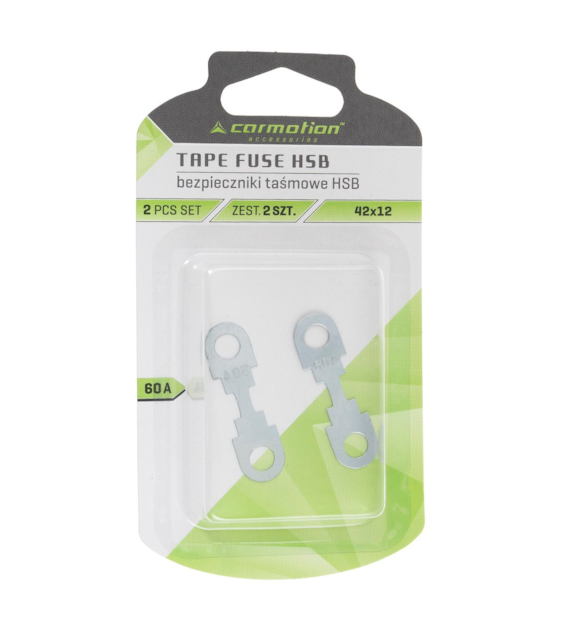 Fusibles ruban HSB 42x12 mm, 60A, 2 pcs
