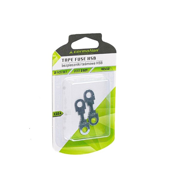 Fusibles ruban HSB 42x12 mm, 110A, 2 pcs