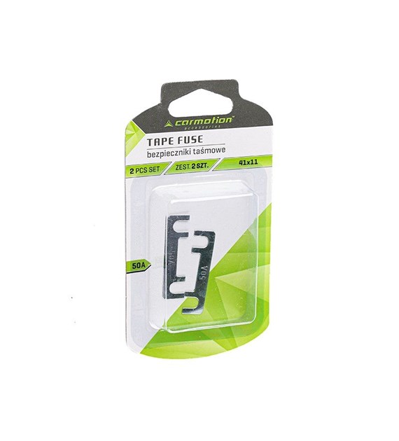 Bezpieczniki taśmowe 41x11 mm, 50A, 2 szt.