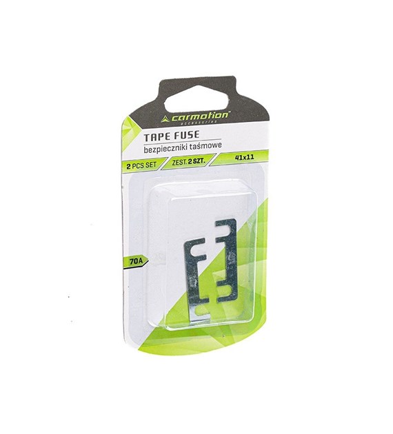 Bezpieczniki taśmowe 41x11 mm, 70A, 2 szt.
