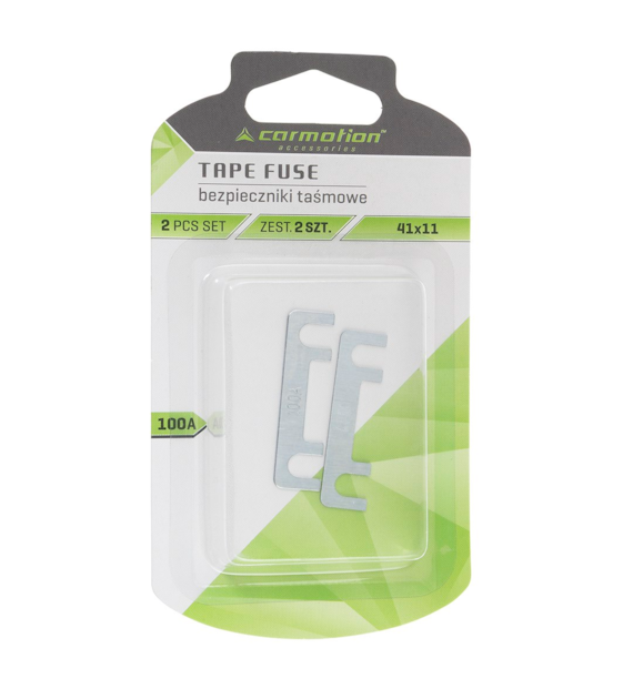 Fusibles ruban HSB 41x11 mm, 100A, 2 pcs