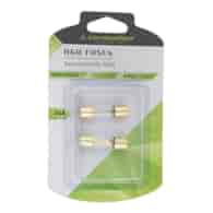 Fusibles en verre AGU 10,3x38 mm, 20A, plaqué or, 2 pcs
