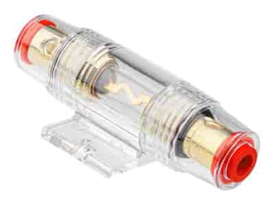 Porte-fusible en verre AGU jusqu'à 80A avec connexions pour fil 10-21 mm²