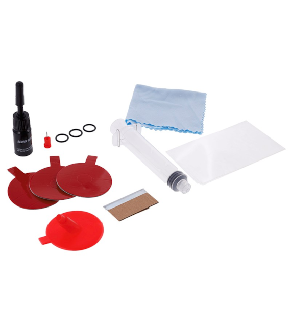 Kit de réparation de pare-brise, 18 pcs