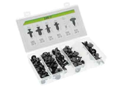 Car upholstery clips, set of 100 pcs