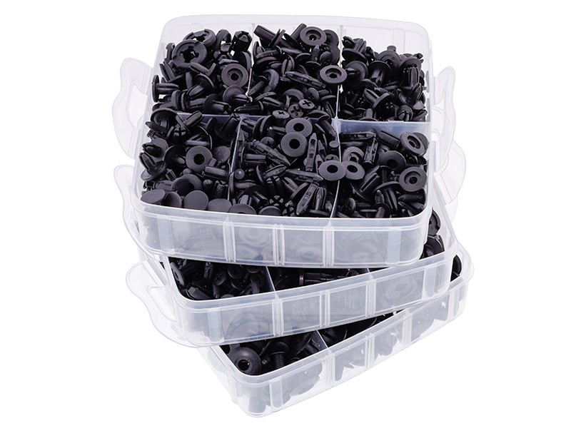 Car upholstery clips, set of 625 pcs