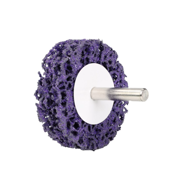 Dysk trzpieniowy z włókniny do usuwania rdzy, FI 50 mm x 15 mm, heavy duty