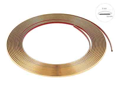 Bande décorative de voiture, dorée, 6mm x 8m (86743)