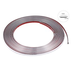 Listwa dekoracyjna, chrom, 9 mm x 8 m (58989)