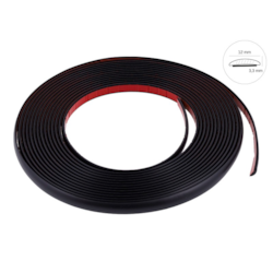 Listwa dekoracyjna, czarny mat, 12 mm x 8 m (86172)