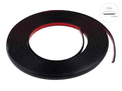 Listwa dekoracyjna, czarny mat, 12 mm x 8 m (86172)