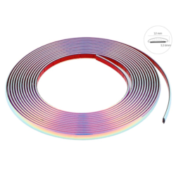 Listwa dekoracyjna, chrom kameleon, 12 mm x 8 m