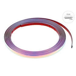 Car styling strip, rainbow, 14mm x 5m