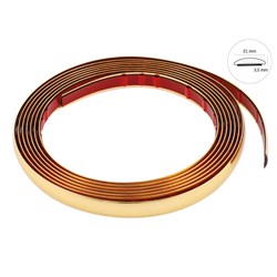 Listwa dekoracyjna, złota, 21 mm x 5 m (86747)