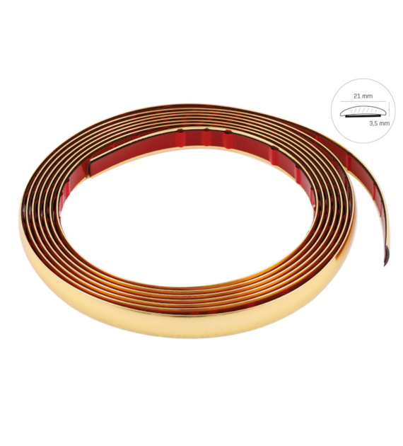 Listwa dekoracyjna, złota, 21 mm x 5 m (86747)