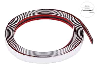 Listwa dekoracyjna, chrom, 26 mm x 5 m (58992)