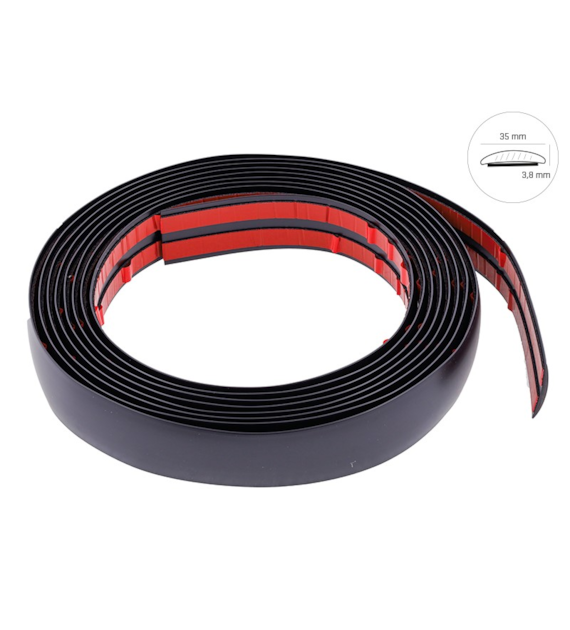 Bande décorative de voiture, noir mat, 35 mm x 5 m (86177)