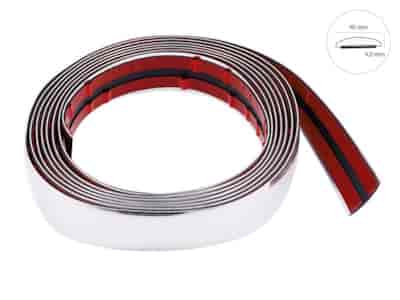 Listwa dekoracyjna, chrom, 40 mm x 5 m (58993)