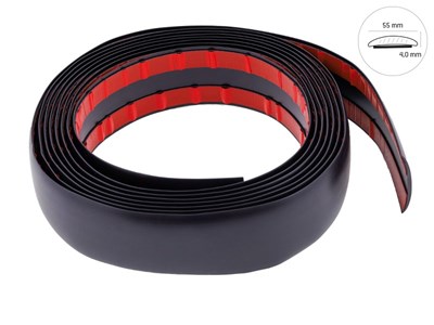 Car styling strip, black matt, 55 mm x 5 m (86178)