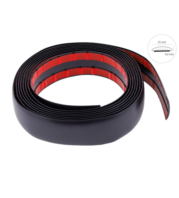 Bande décorative de voiture, noir mat, 55 mm x 5 m (86178)