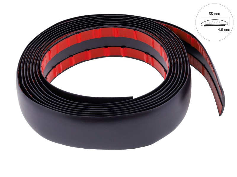 Car styling strip, black matt, 55 mm x 5 m (86178)