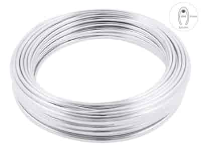 Bande de bordure décorative, chrome, 8 x 6 mm x 20 m