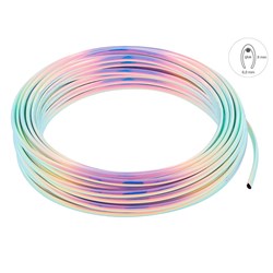 Car styling edge strip, rainbow, 8 x 6mm x 20 m