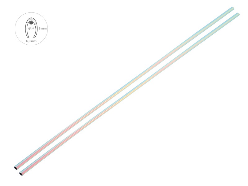 Door edge bumpers, 65 cm, rainbow, 2 pcs.