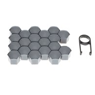 Screw covers 17 , graphite, 20 pcs 