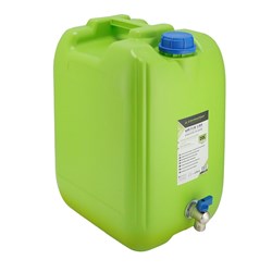 Pojemnik na wodę z metalowym krótkim zaworem z gwintem, 20 L