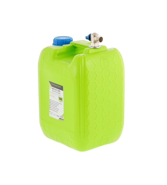 Bidon à eau avec courte valve filetée en métal au top, 10 L