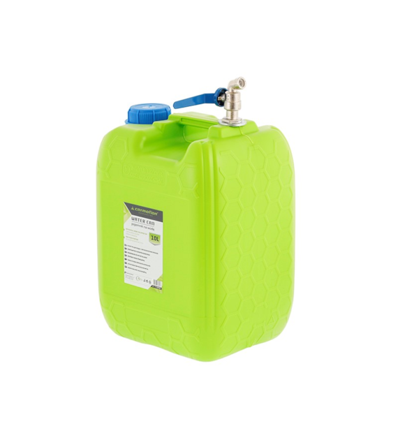 Wasserkanister mit langem Metallventil oben, 10 L
