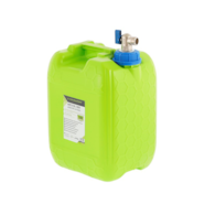 Bidon à eau avec valve en métal dans bouchon fileté au top, 10 L