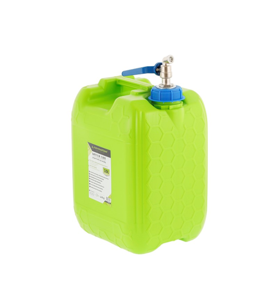 Bidon à eau avec longue valve en métal dans bouchon, 10 L