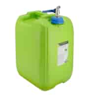 Bidon à eau avec longue valve en métal dans bouchon, 20 L